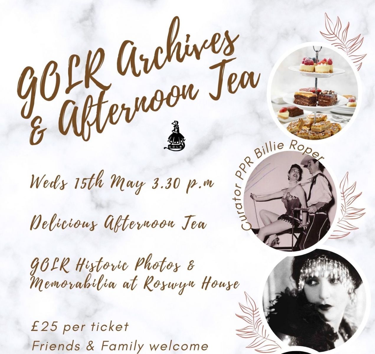 ROSWYN'S ARCHIVES & AFTERNOON TEA
