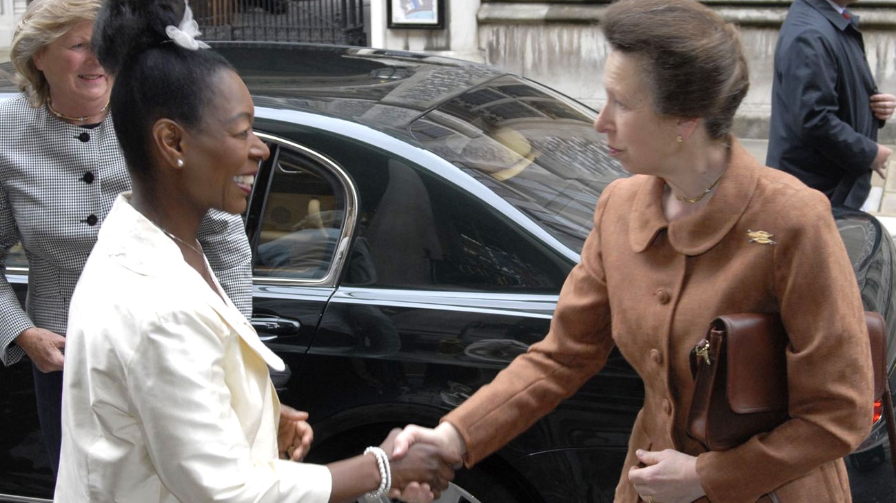 HRH The Princess Royal and Baroness LR Floella Benjamin